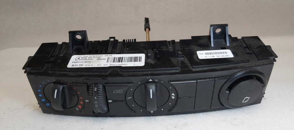 Varmeapparat betjening Mercedes Sprinter W906 A 906 830 01 85